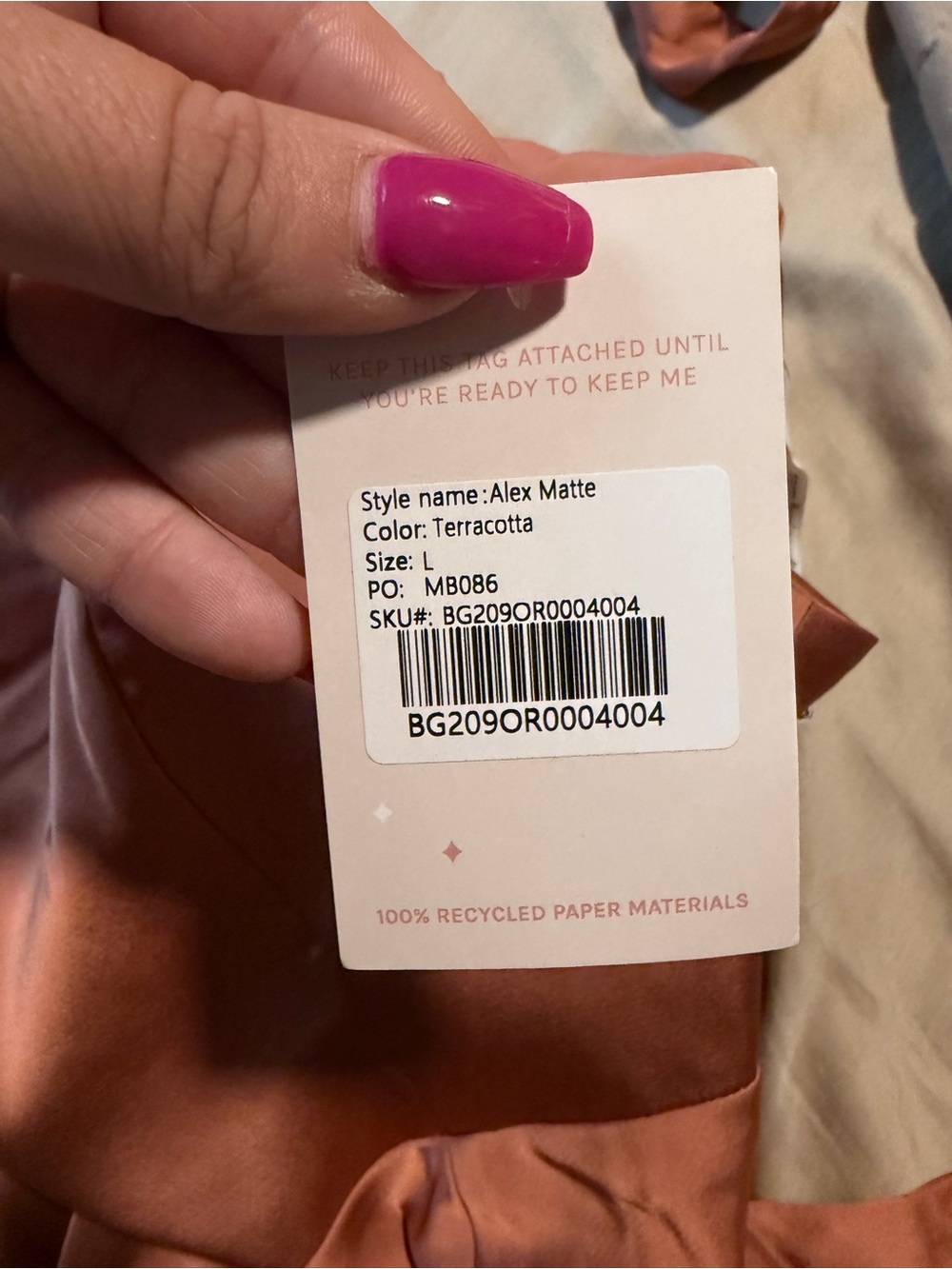 Birdy Grey Alex Dress Terracotta Size L x listed on Mercari - Picture 2 of 5